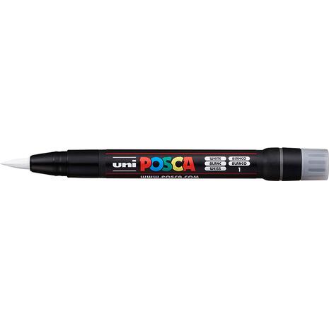 Μαρκαδόρος τύπου πινέλο Uni Posca PCF-350 (Λευκό)